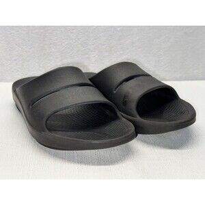 Oofos Ooahh‎ Black Recovery Slide Sandals W11/M9/EU42
